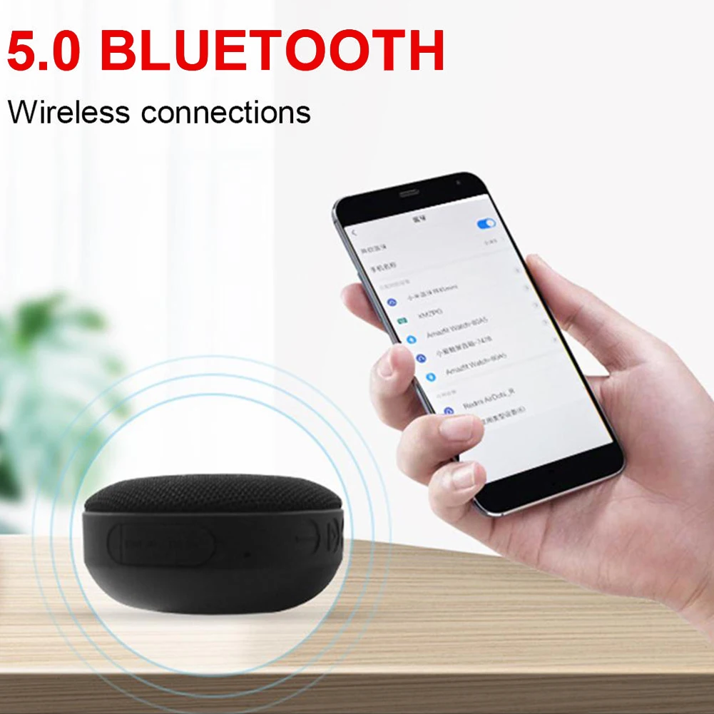 Bluetooth-compatible Speaker Bicycle Column Waterproof Shower Speaker Acoustics Sound Boombox Soundbar Woofer Hands Free
