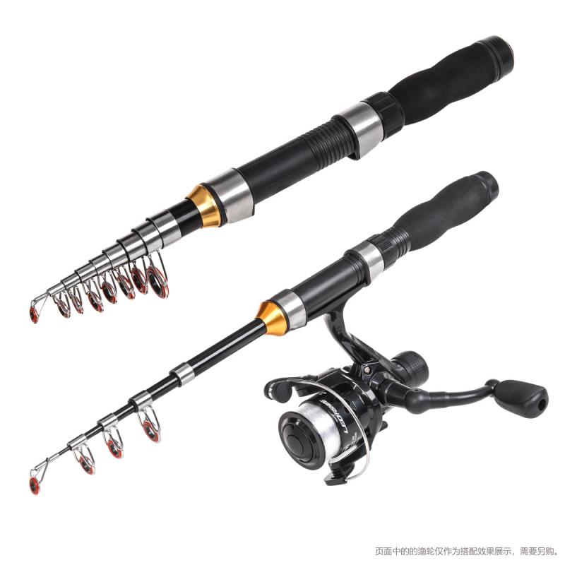 Latest Ultralight Fishing Rod Carbon Fiber Power Hand Fishing Tackle Lure Portable Fishing tool Telescopic Rod Sea Spinning Pole