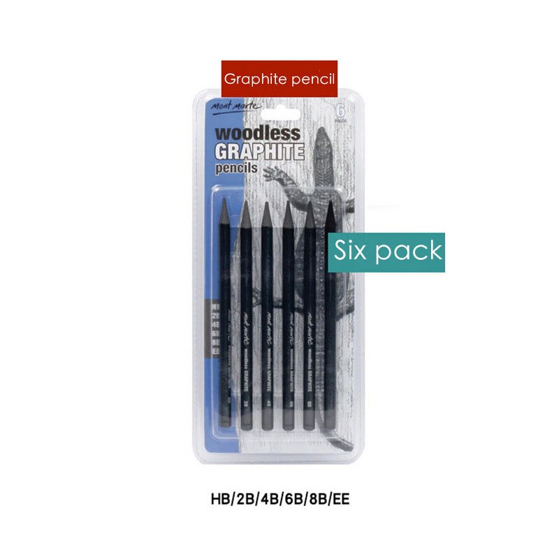 3/6 set of black carbon pen for sketching, carbon drawing pencil, sketching highlight pen for art students: 6pcsGraphite pencil