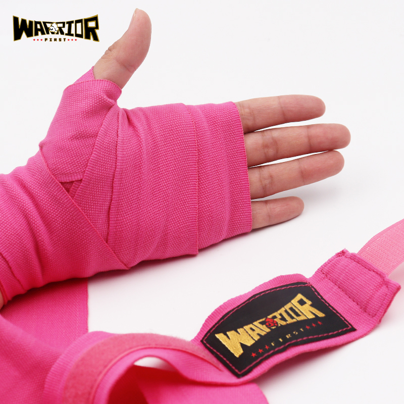 Guantes de entrenamiento de boxeo de poliéster y algodón, cintas protectoras para Kickboxing, Muay Thai, MMA, 3M/5M, 1 par