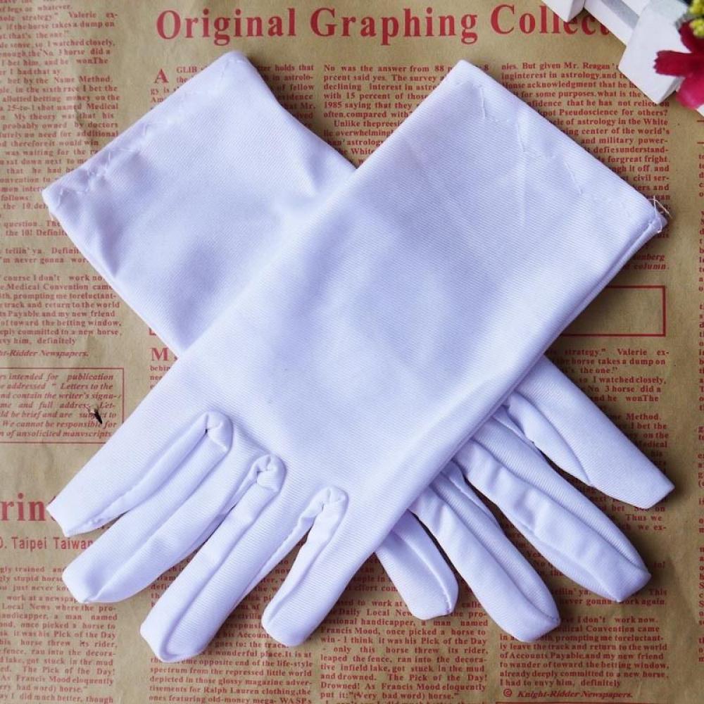 5 kolorów wieczorne impreza formalne Prom rozciągać satynowe rękawiczki dla kobiet cienkie rozciągać rękawiczki taniec mocno białe biżuteria rękawiczki gorąca sprzedaż: biały