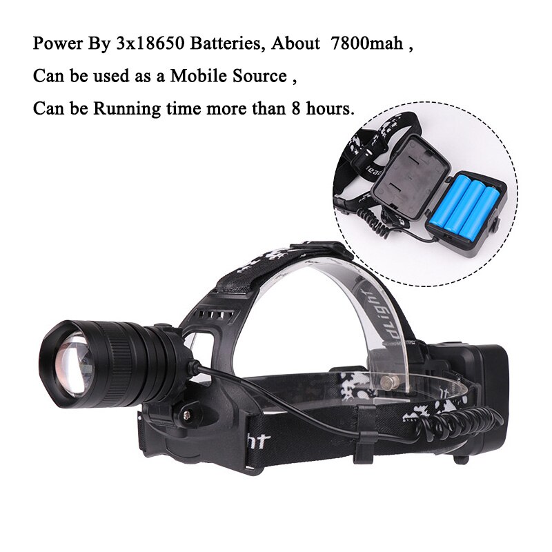 Z20 Litwod 2608 32W chip XHP70 Headlight 32000lum powerful Led headlamp zoom head lamp flashlight torch Lantern Head light