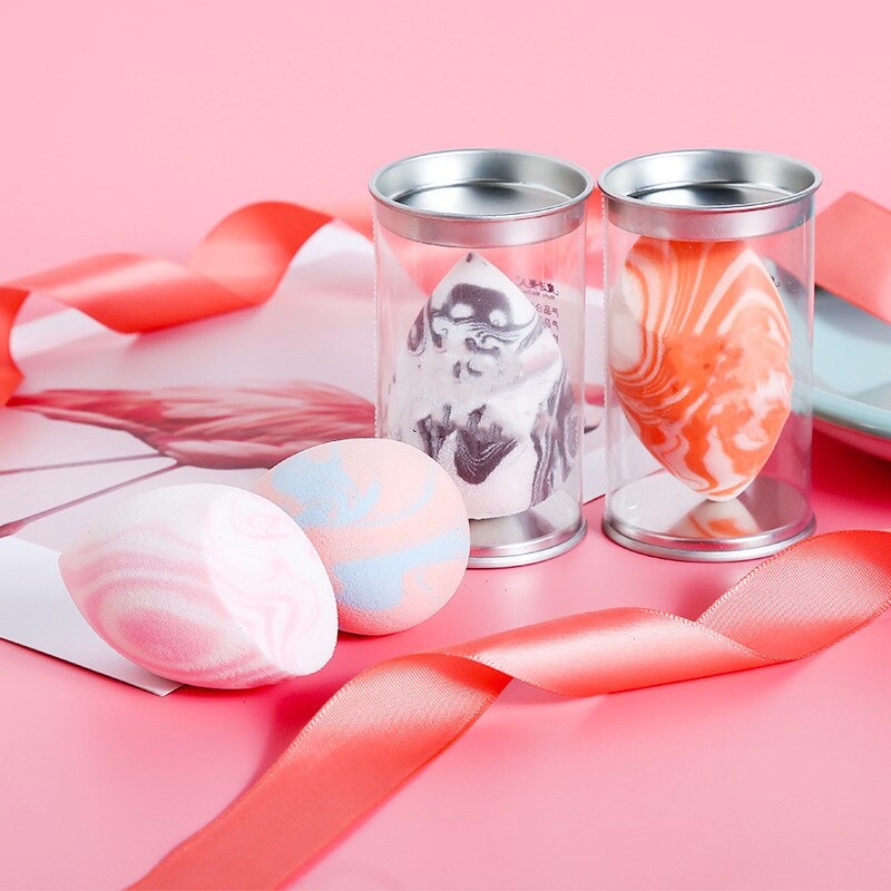 Makeup Foundation Sponge Makeup Cosmetic Puff Powder Smooth Beauty Cosmetic Makeup Sponge Marbling Blender Water Shape Puff