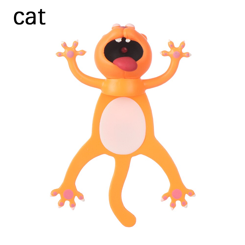 KXT Grappige 3D-bladwijzers, originele Autsch!- cartoondieren, grappig cadeau voor kinderen en volwassenen (octopus