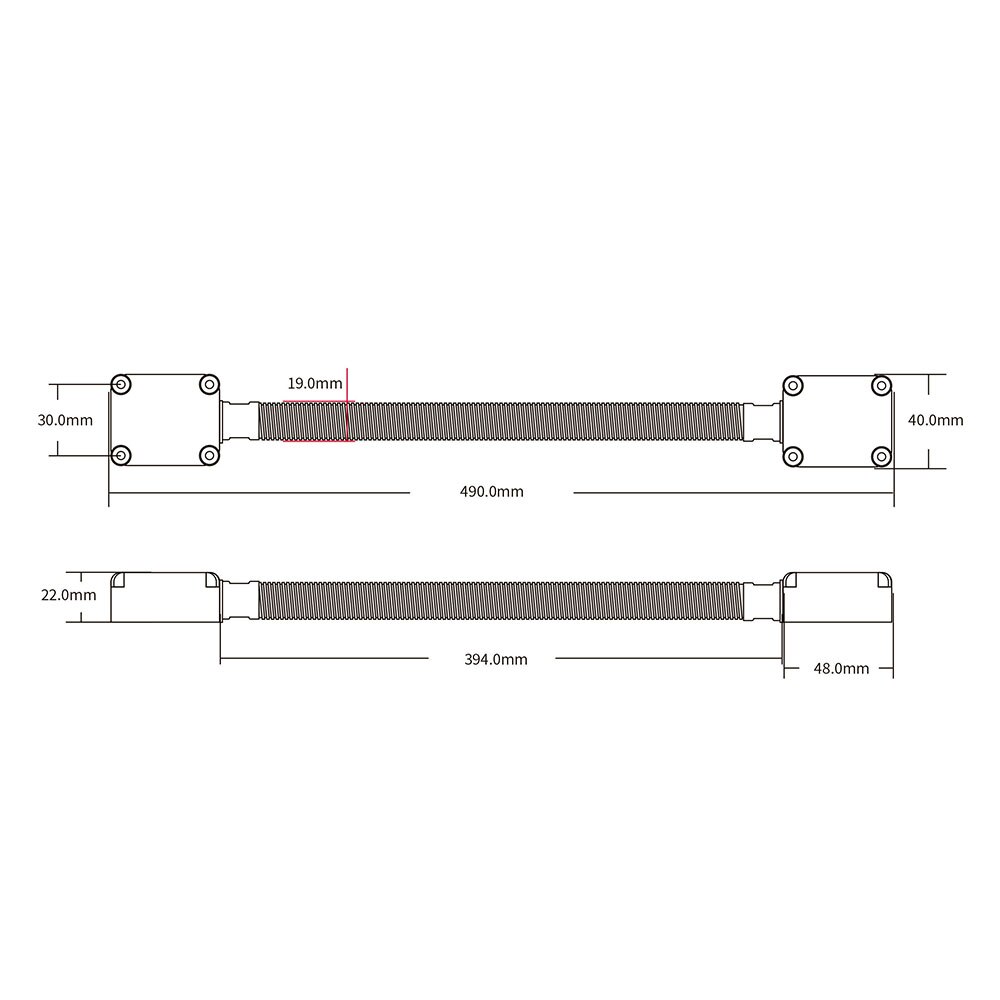 LPSECURITY Metal Cable protector pipe tube diameter stainless steel Cable pipe for Door access control wire