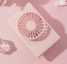 Youpin stil hängande halsfläkt mini usb laddning bärbar och lätt handhållen fläkt sommar utomhus rese fläkt: Rosa