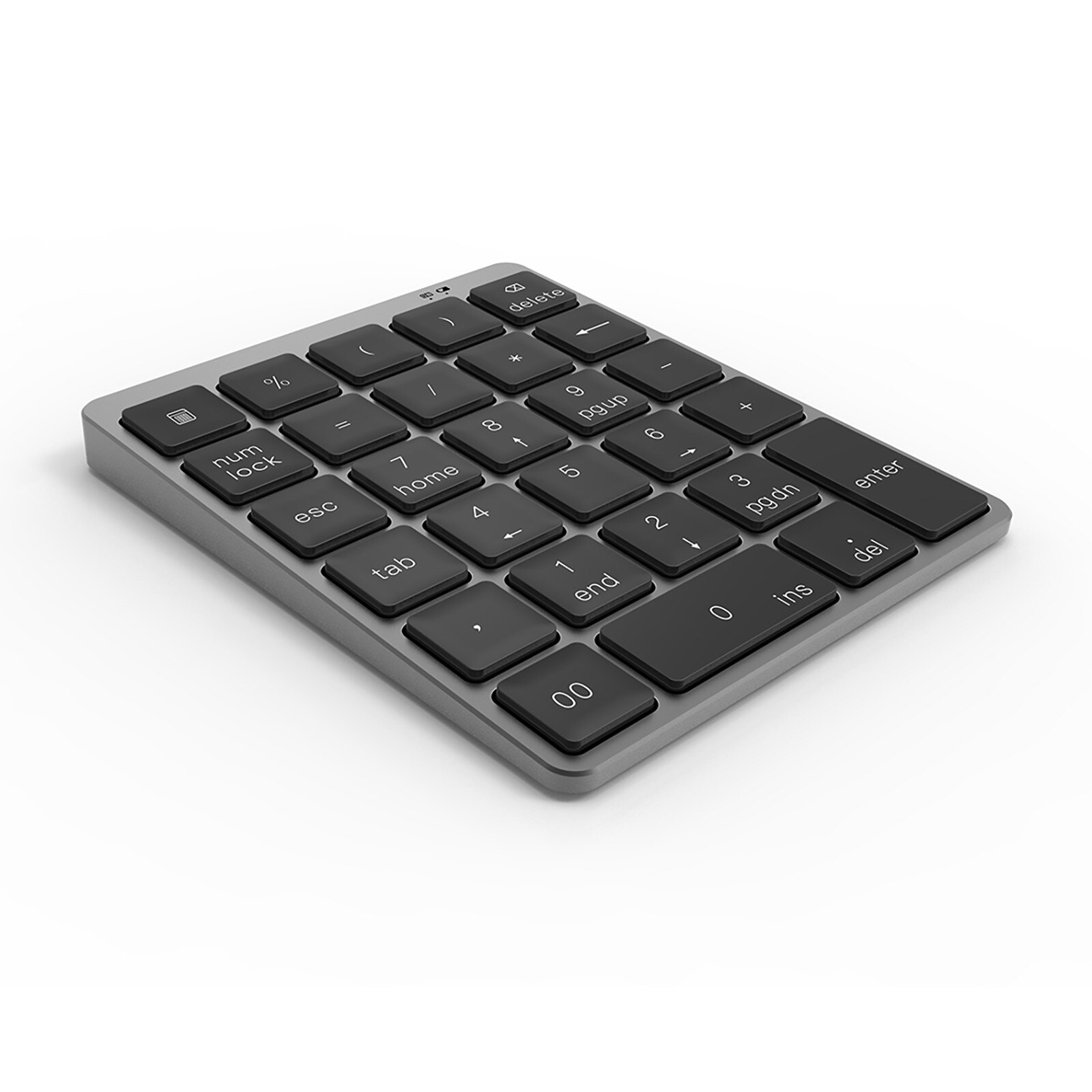 Wireless Bluetooth Numeric Keypad Rechargeable, 28-Key Number Pad with Multiple Shortcuts for Tablet Laptop Notebook PC Desktop: Default Title