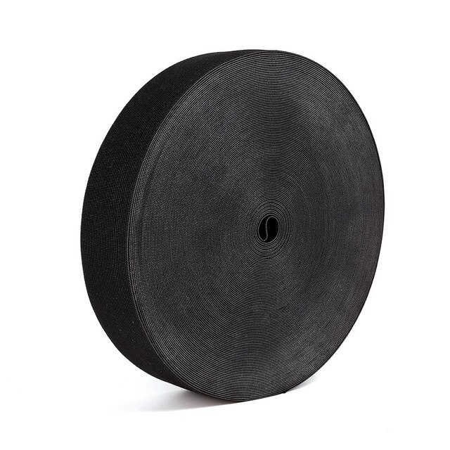 1yard Flat Elastic Band Sewing Clothing Accessories Nylon Webbing Garment Sewing Accessories Width 2cm 3cm 4cm 5cm 6cm: Black / 1.5CM