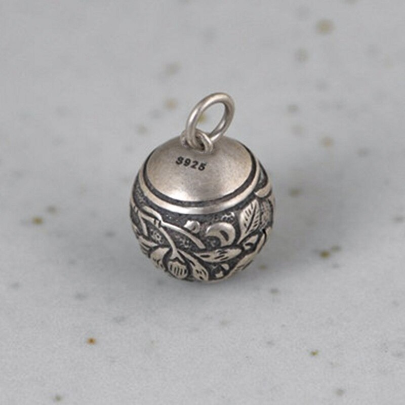 V. Ya 925 Sterling Zilveren Bel Zilveren Lotus Hanger Mode Elegante Ketting Voor Vrouwen Thai Zilveren Gebed Charme Sieraden