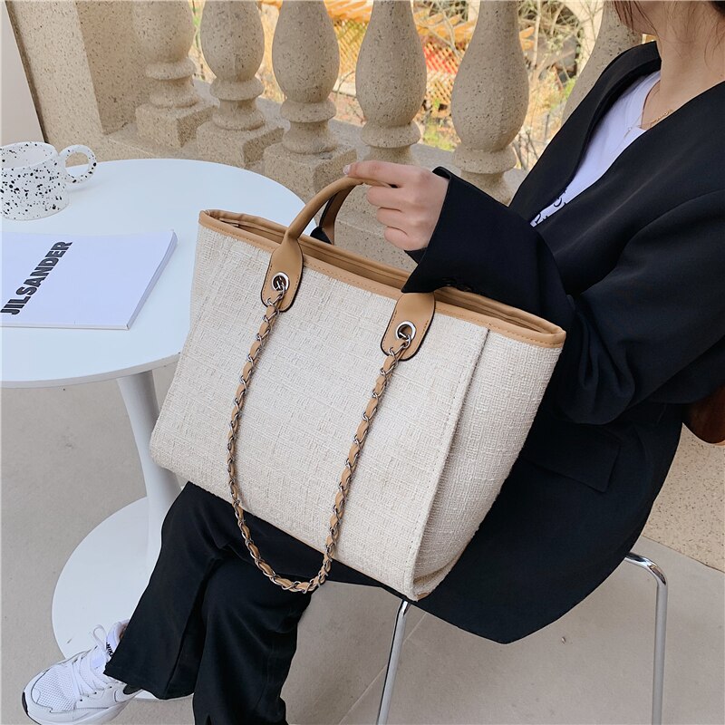 Vrouwen Canvas Handtassen Tassen Dames Grote Capaciteit Schouder Messenger Bags Mode Vrouwelijke Reistas