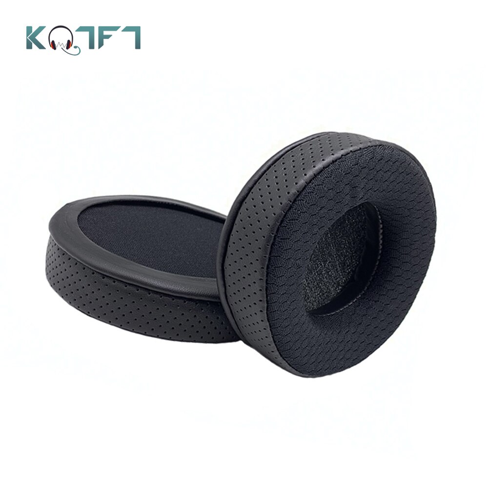 KQTFT-almohadillas de repuesto de terciopelo para auriculares, piezas de almohadillas para Superlux HD681EVO HD668B HD681 HD681B HD662, cubierta para almohadillas: Cool and sweat