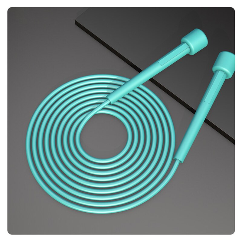 Speed Jump Rope PVC Jumping Rope Gym Fitness Skipping Rope Home Exercise Training: Light Green