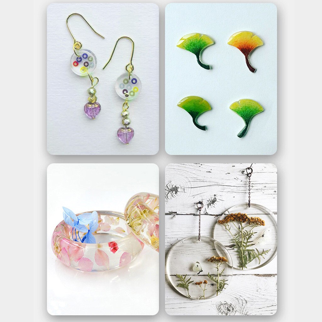 200g UV Ultraviolet Resin Gel Curing Quick-drying Non-toxic Transparent Sunlight Activated Hard DIY Curing Epoxy Resin Jewelry