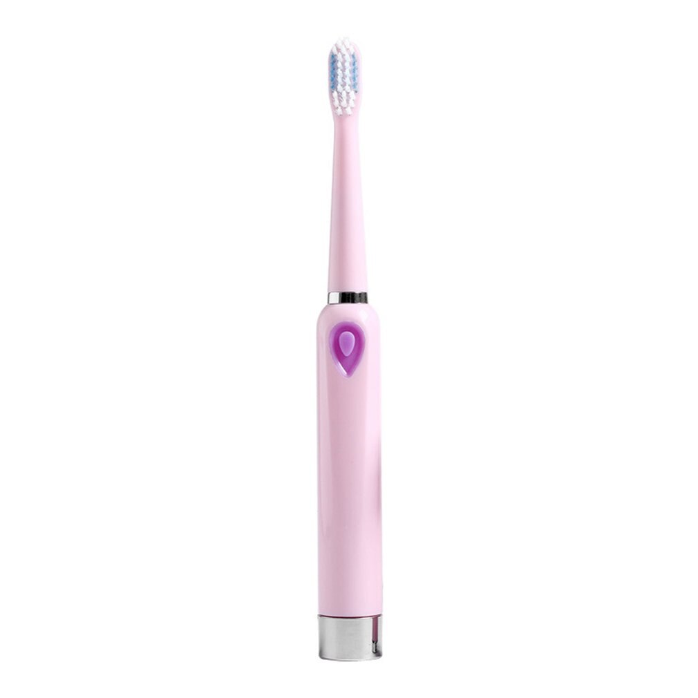Electric Toothbrush Adult Household Intelligent Ultrasonic Waterproof Soft Fur Toothbrush Waterproof: Pink Type1