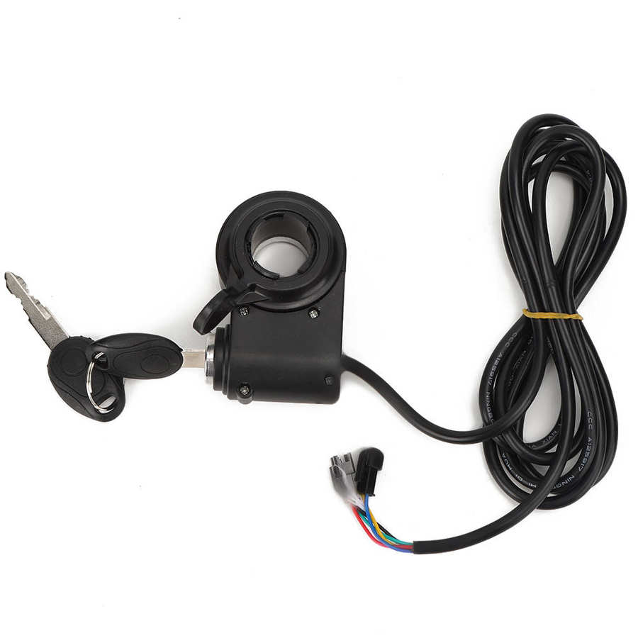 E-bike-bloqueo de llave de acelerador de 12V-99V, manillar de bicicleta eléctrica, Pulgar, acelerador, agarre
