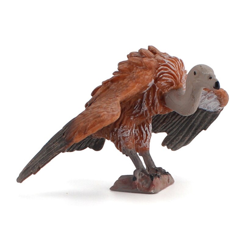 Simulated Bald Eagle Owl Model Realistic Bird Figurines Action Figure Collection L41D