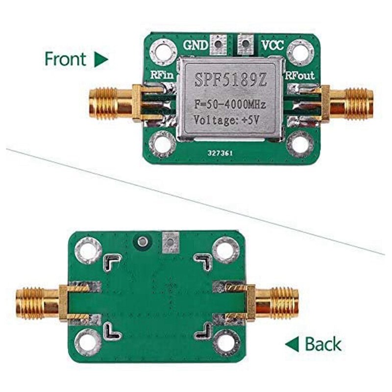 RF Verstärker, geräuscharm LNA 50 zu 4000MHz SPF5189Z RF Verstärker für verstärkend FM HF VHF UHF Radio Signal