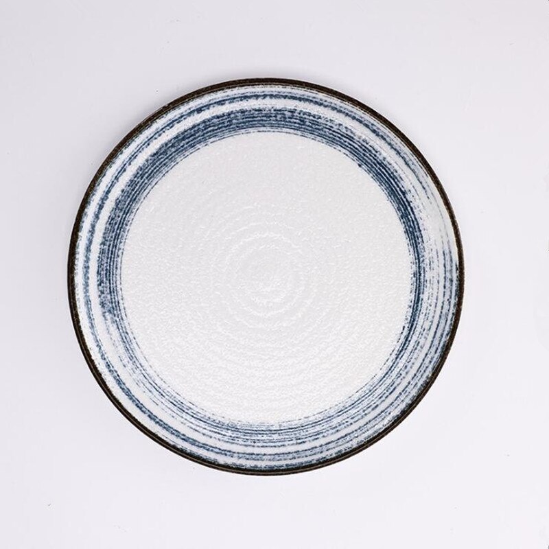 Personal Dinner Plate Set Ceramic Kitchen Plate Tableware Set Food Dishes Rice Salad Noodles Bowl Soup Kitchen Cook Tool 1pc