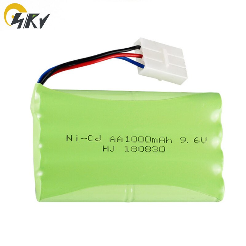 9.6V 1000mAh AA 5# NICD rechargeable battery pack for MZ 2050 2054 RC car