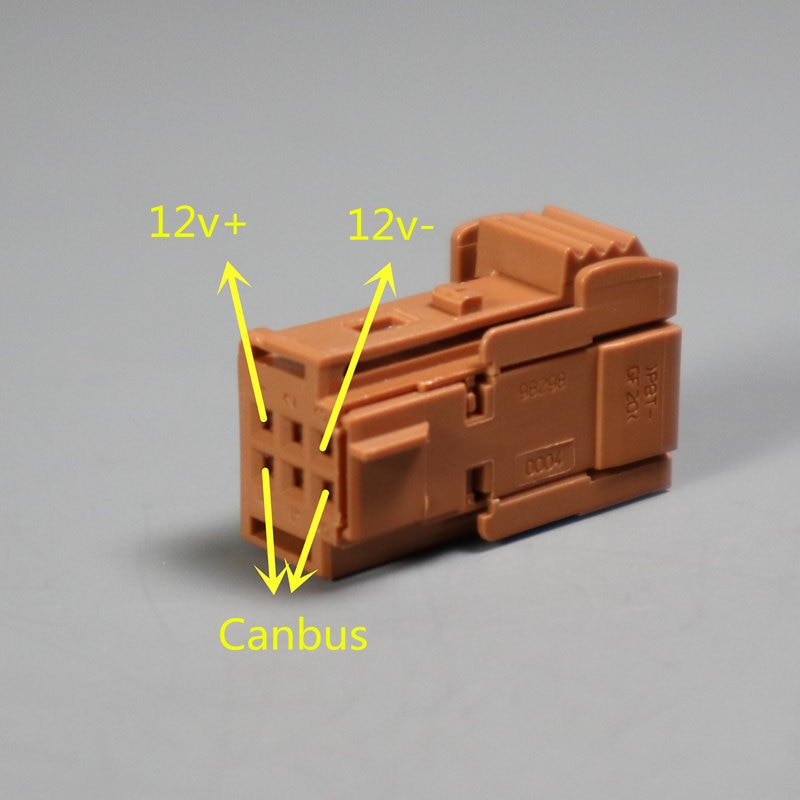 Applicable to Peugeot Citroen 6-pin screen plug screen plug screen socket screen connector