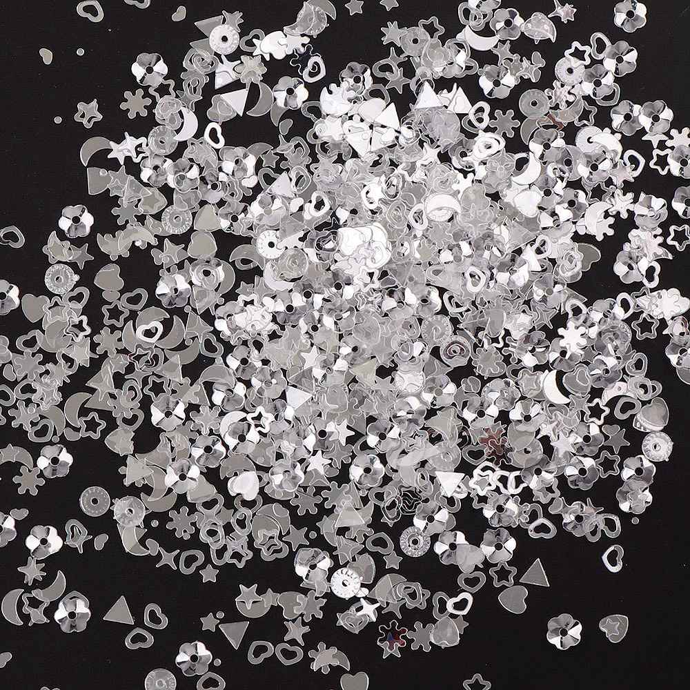 1 lot 10g Colorful Mix Shell Star Heart Moon Sequins Pieces Modeling UV Resin Epoxy Mold DIY Jewelry Filling For DIY Jewelry