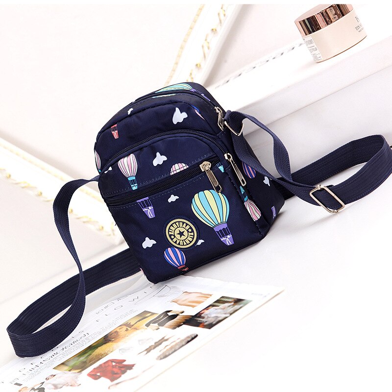 Women's Canvas Single Shoulder Bag Women's Bag Nylon Leisure Cross Small Bag Manufacturer Korean Multi-layer: COLOR10