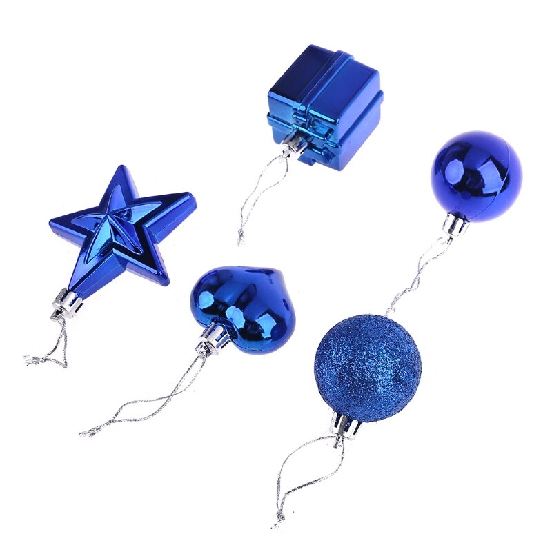 16Pcs Kerstballen Kerstballen Onbreekbaar Opknoping Xmas Boom Ornamenten Wedding Party Home Decoratie Jaar