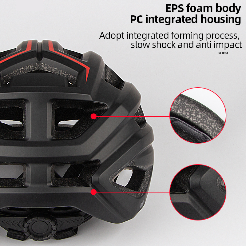 GUB XXL 61-65 cm Herrenhelm Radfahren MTB Integriertes Formteil Elektrorollerhelm 265 g Ultraleicht 21 Belüftungsöffnungen Atmungsaktiv XL 59-63