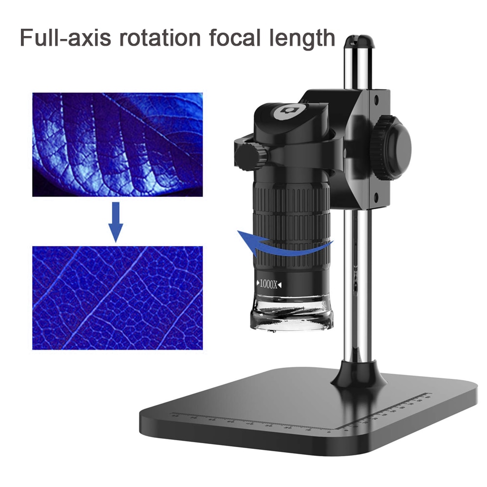 Usb Digitale Microscoop Vergroting Camera Voor Telefoon Handheld Microscoop Camera Met 1000x Zoom Ingebouwde 8 Led Verlichting