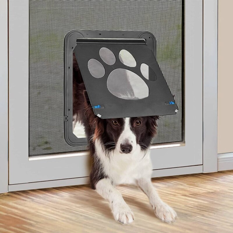 Pet Screen Deur Afsluitbare Pet Screen Deur Doggie Deur Voor Screen Installeren Huisdier Deur Voor Doggy En Kat Gratis entry