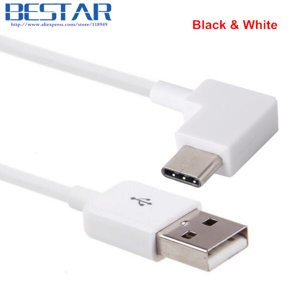 Vinklad usb-c usb 3.1 typ-c vinklad dataladdningskabel 0.2m 1m 2m 3m , usb c typ c-kabel 20cm 3ft 6ft 10ft 1 2 3 meter
