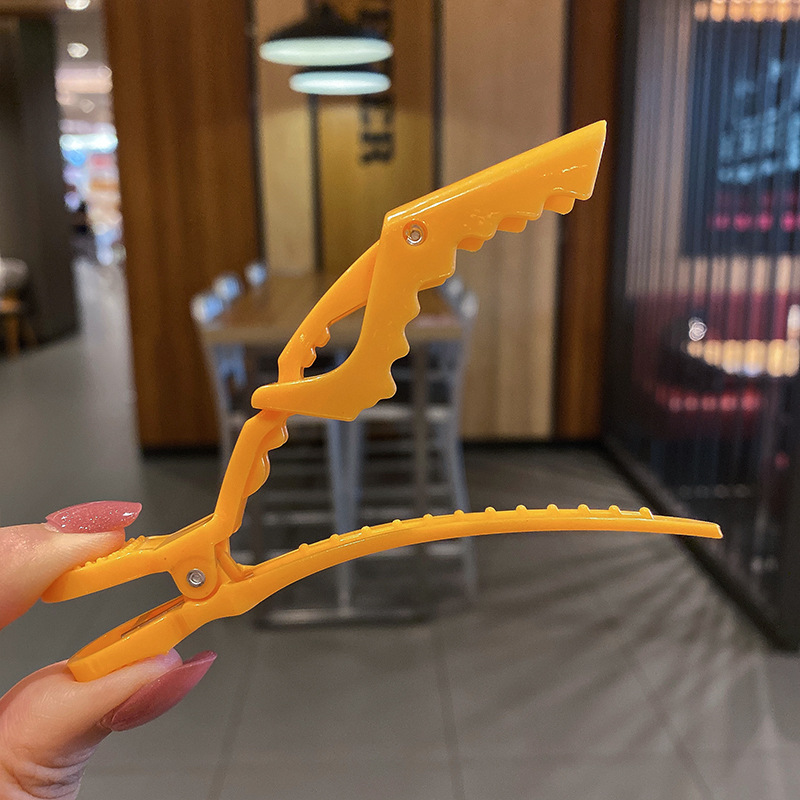 Pinzas para el cabello de cocodrilo coloridas, pinzas para peluquería , horquillas de cocodrilo, accesorios para peluquero, 6/8 Uds.