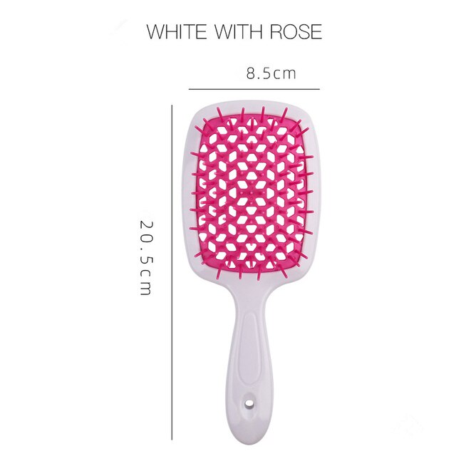 Adjust Hair Brush Scalp Massage Comb Women Detangle Hairbrush Comb Health Care Comb for Salon Hairdressing Styling: Style B -6