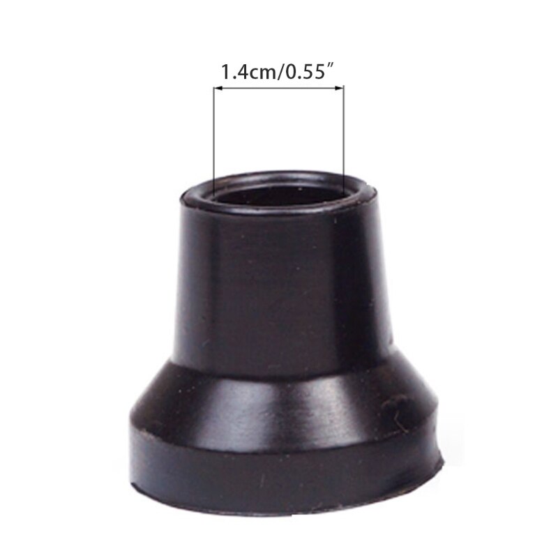 K1KB Crutch Tips &amp; Cane Tips Rubber Cane Pad Anti-slip Walking Stick Standing Crutch Pad End Bottom Tip Accessories