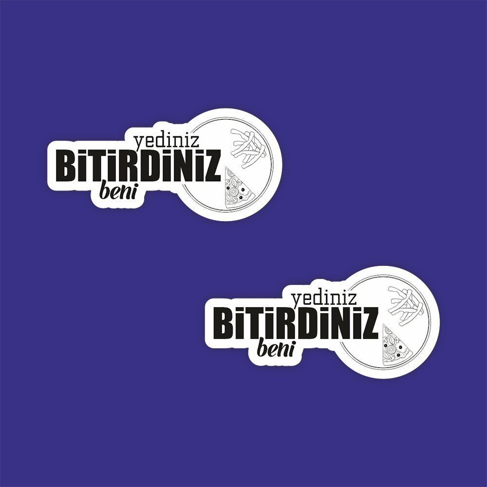 You're done Laptop and Phone Sticker-Decal max.5cm 2'li Set