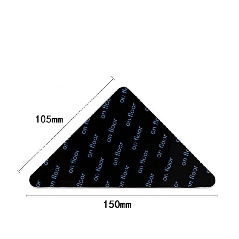 8 stücke Teppich Nicht-slip Aufkleber Selbst-Kleber Anti Skid Grip Band Teppich Boden Matte Feste Aufkleber Teppich Aufkleber rechtwinklig L-form: Himmel Blau