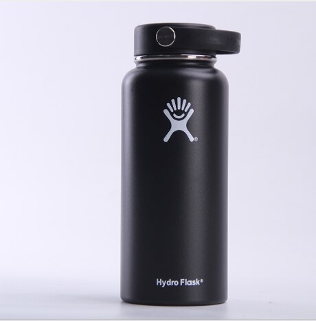 GH Stainless Steel Water Bottle Hydro Flask Water Bottle Vacuum Insulated Wide Mouth Travel Portable Thermal Bottle 32oz/40oz