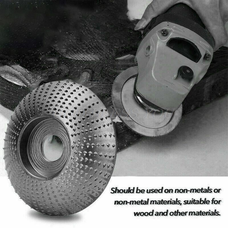 Woodworking Angle Grinder Disc Tool Grinding Wheel Carbide Wood Sanding Carving