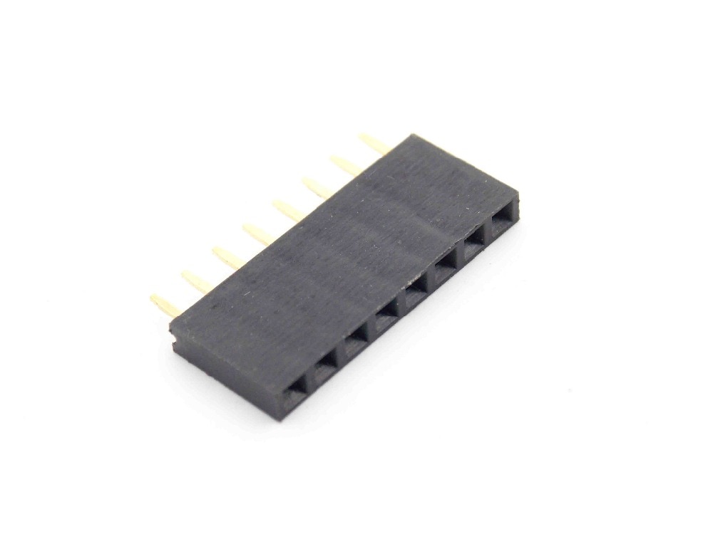 40PCS 2.54MM 6Pin & 8Pin 10MM Long Needle Female Header Strip Stackable Header for W5100 6p 8p Long Needle Female Kit