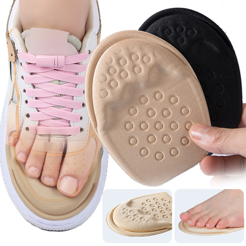 Donna uomo sollievo dal dolore inserto sull&#39;avampiede mezze solette suola antiscivolo cuscino per scarpe ridurre i cuscinetti anteriori imbottiti per inserti di scarpe