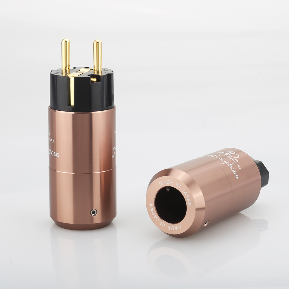 5Paare Accuphase 40th EU Schuko Energie stecker IEC Stecker Verstärker CD DVD Spieler AC Energie Kabel Energie kabel stecker DIY Netz