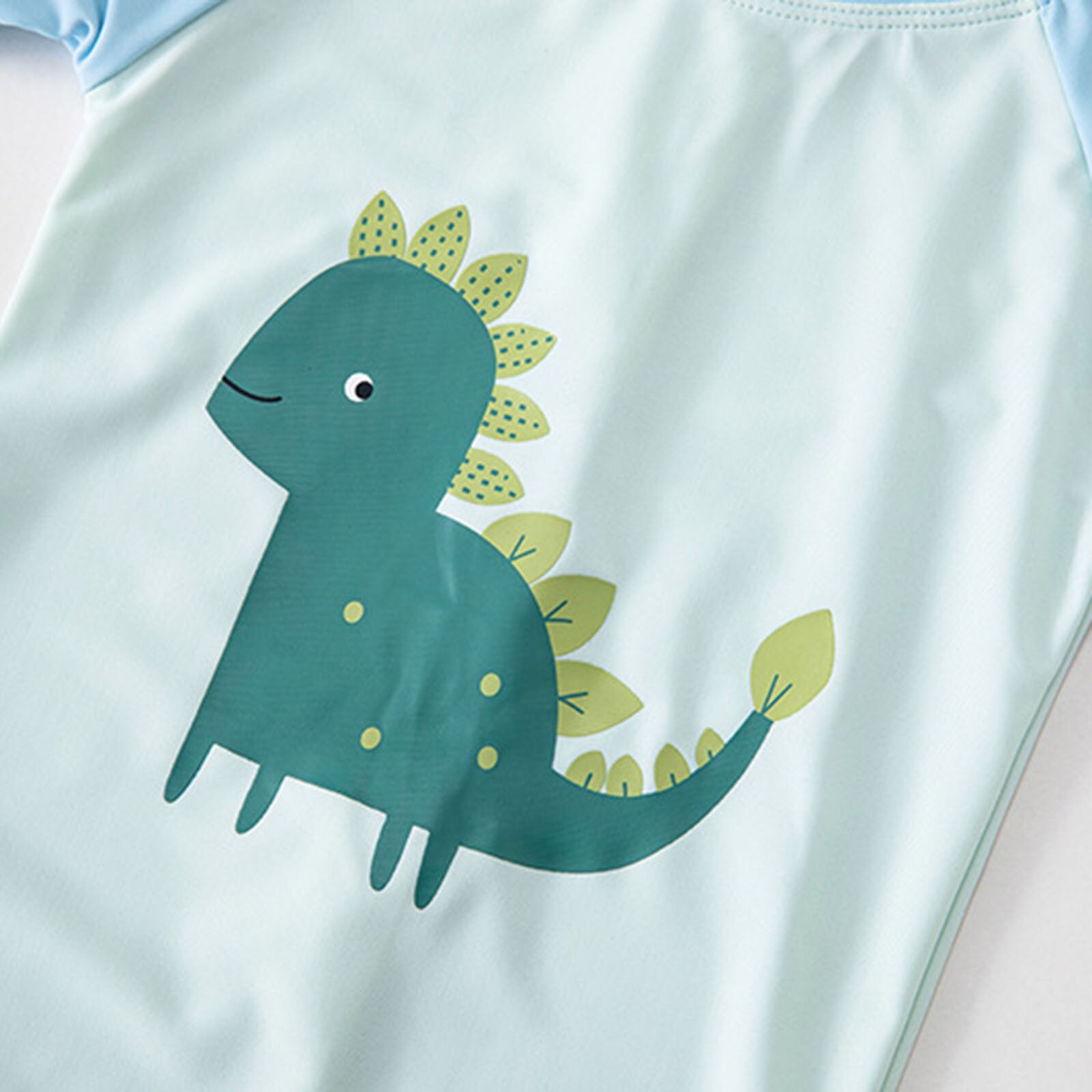 Novedad de verano estilo de bebé ropa de niños con caricaturas dinosaurio Camisa + Pantalones cortos + sombrero traje de baño conjunto de Купальник Детский