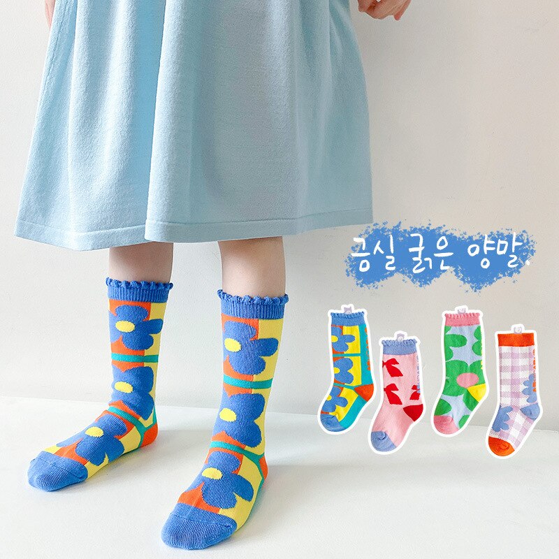 sommer Neue freundlicher Socken Baby Koreanischen Stil Karikatur Blume Baby Socken freundlicher Mädchen Baumwolle Socken
