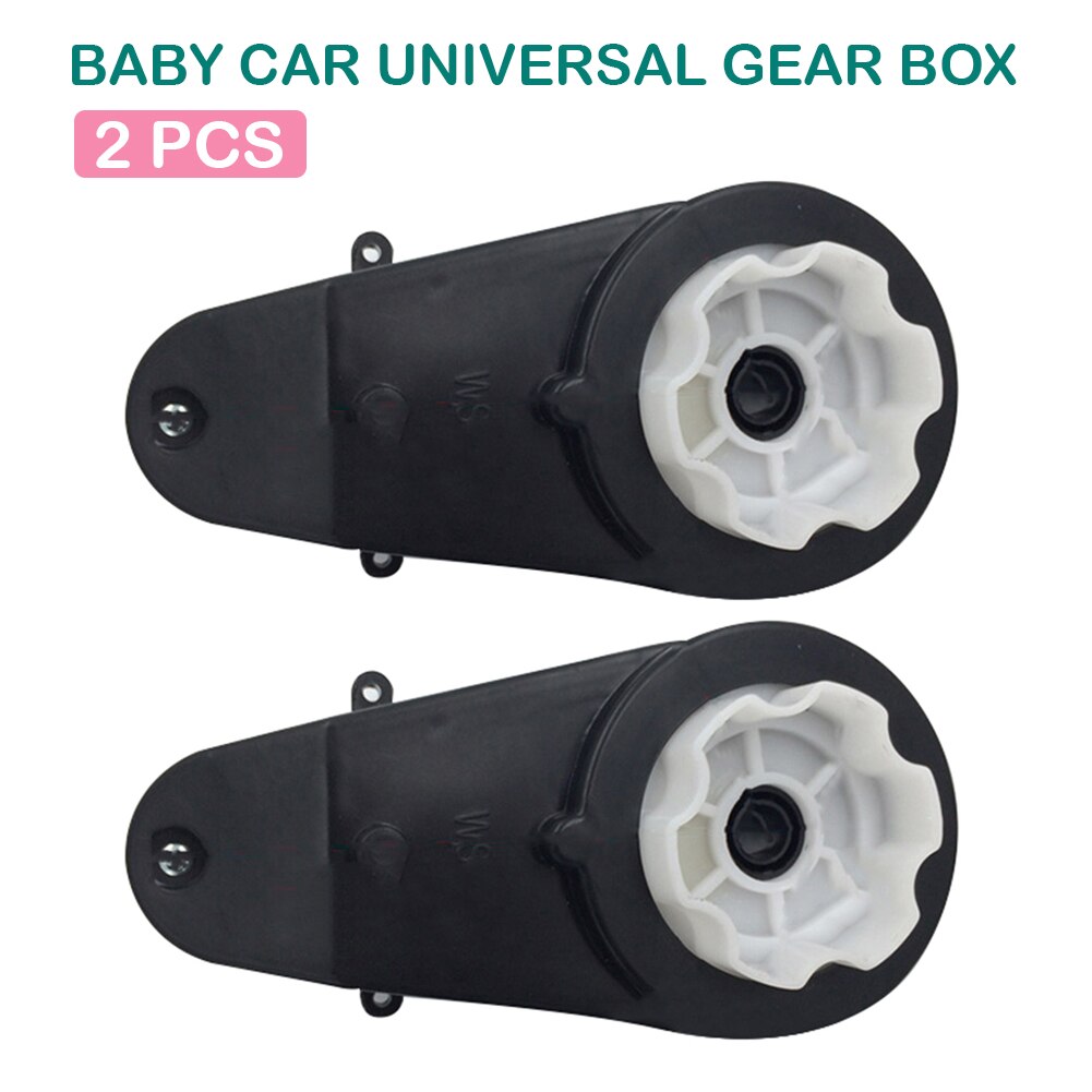 2pcs Gearbox with 12V Motor for Power Wheels, RS550 23000RPM High Speed for Children Ride On Car: Default Title