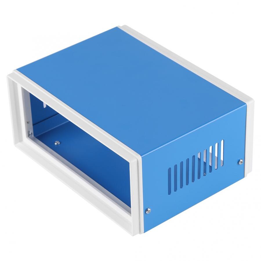 Metal Junction Box Enclosure Project Case DIY Junction Box Plastic Iron Housing Enclosure Electronic Project Blue 170x130x80mm