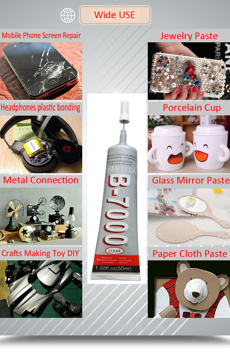 B-6000 B-7000 Multi Purpose Adhesive Glass Touch Screen Cell Phone Repair Glue B7000 Adhesive T8000 Liquid Glue T-8000 B6000