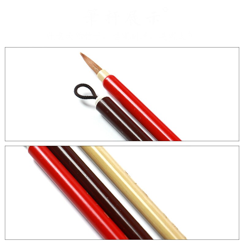 3pcs Chinese Calligraphy Pen Set Caligrafia Beginner Painting Fine Line Brush Pen Lian Calligraphy Brush Pen Set Tinta China