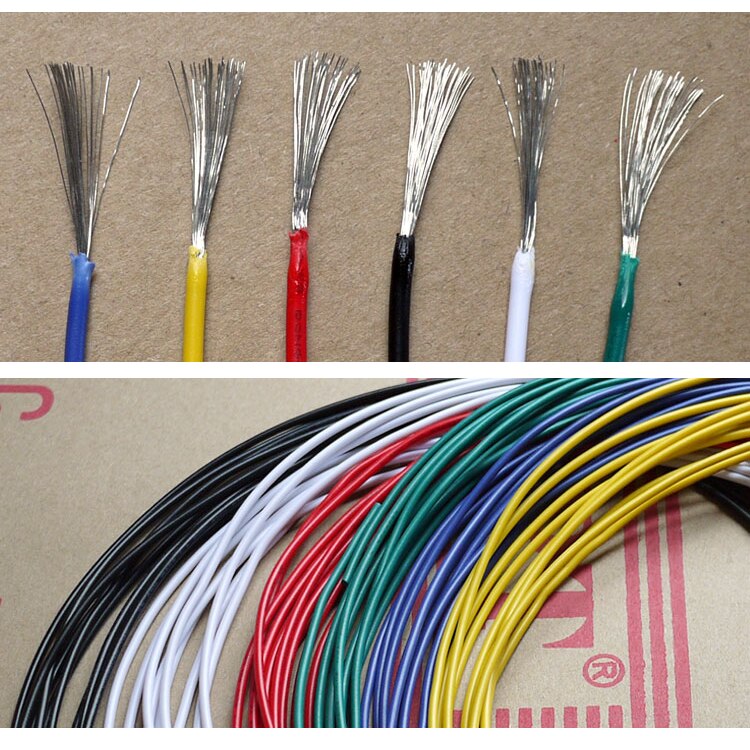 UL1015 16AWG Pvc Geïsoleerde Elektronische Draad Od 3.1Mm Vertind Koper Milieu Gestrand Kabel Diy Koord Lijn Ul Certificering 1M