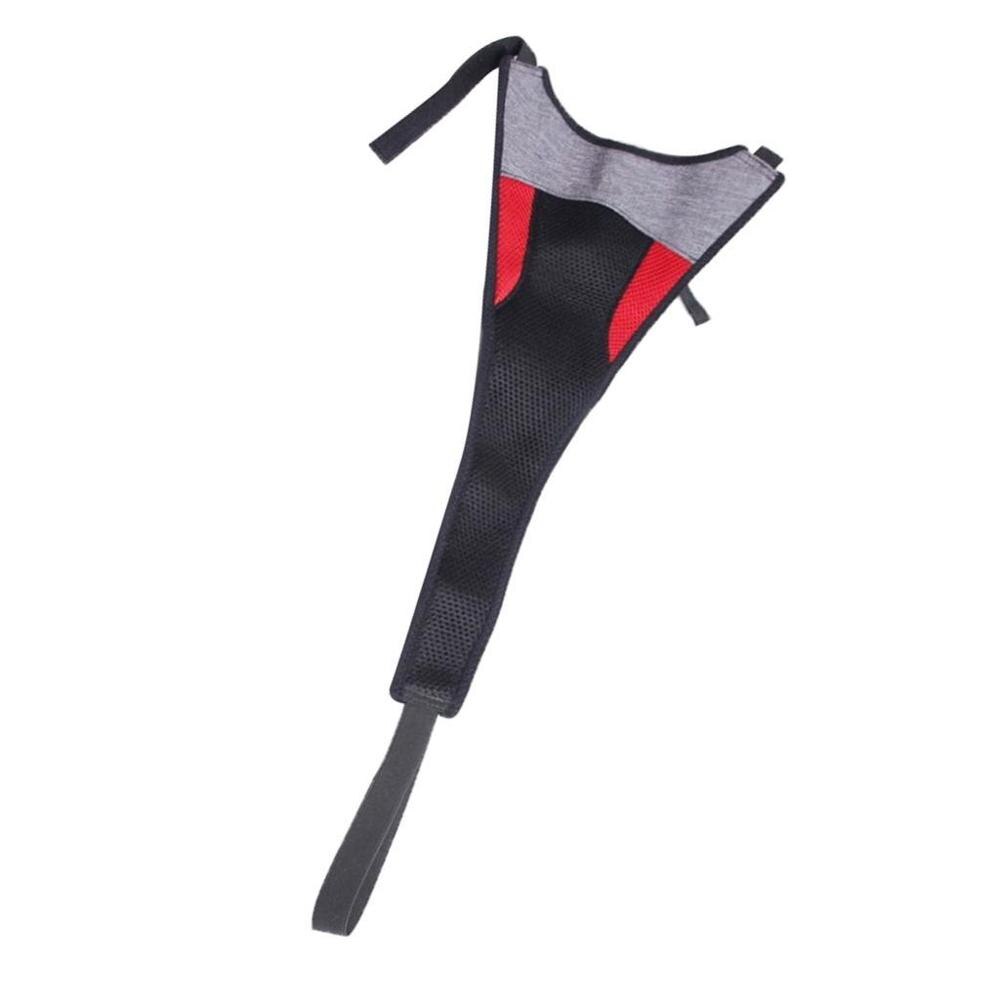 Indoor MTB Bike Trainer Frame Bicycle Sweat Cover Guard Net Catcher Absorbs Sweat Strap Protection Turbo Trainer Belt Elastic: RED