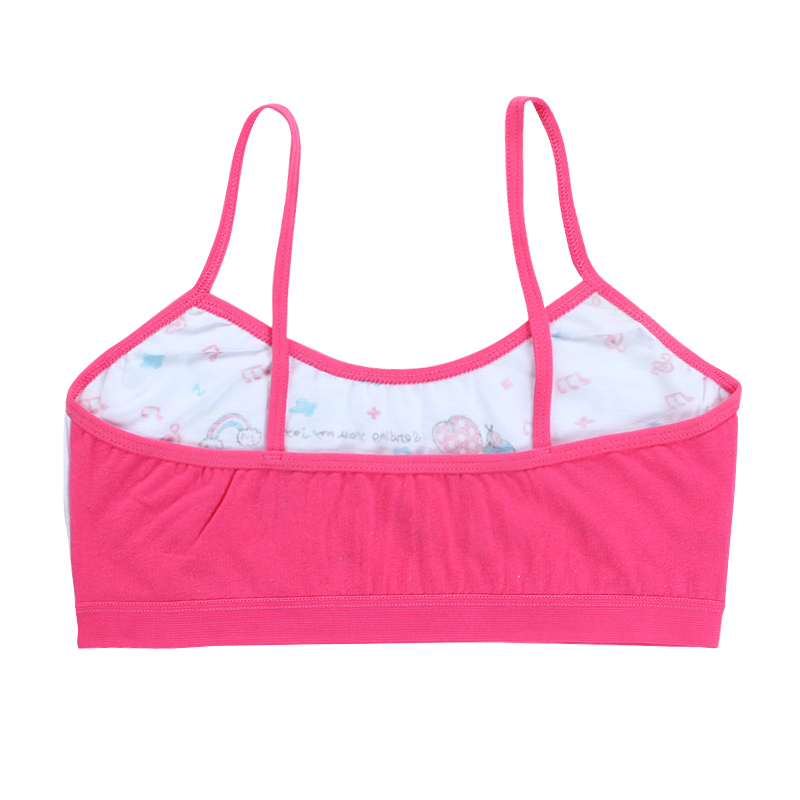 5 pz/lotto intimo cotone colorato neonata bambini bambini cartone animato 6-14Y Hipster Sport adolescenti adolescente giovane canotta